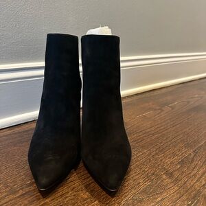 Vince Camuto Black Suede Ankle Booties